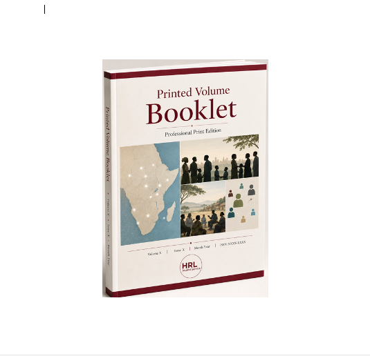 Journal of Sociology in East and Horn of Africa Volume I Booklet (Hardcopy)
