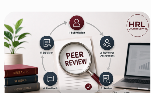 What is peer review in academic journal publication?