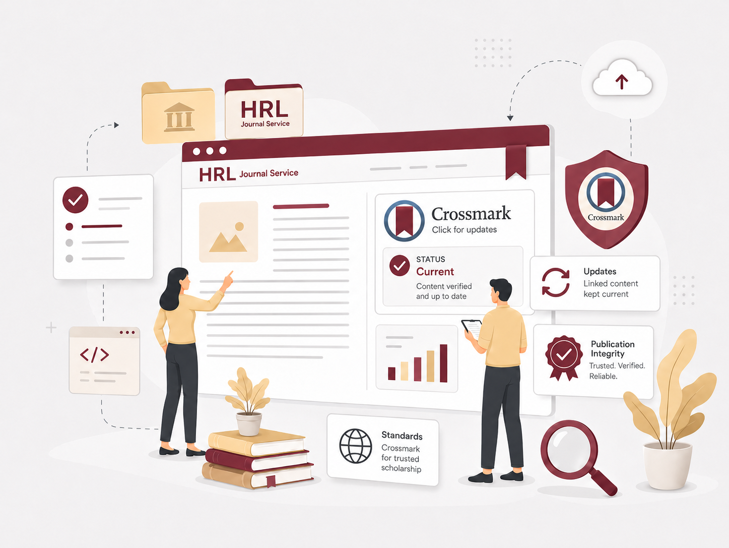 HRL Journal Service Crossmark Standards
