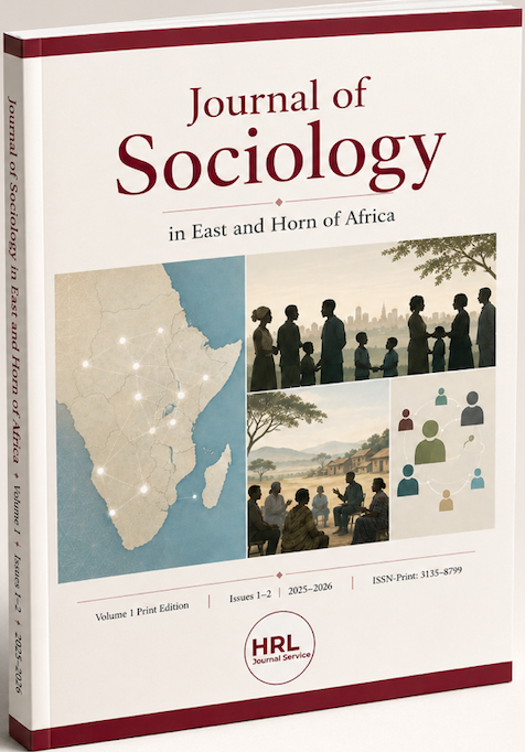 Volume I booklet cover of the Journal of Sociology in East and Horn of Africa